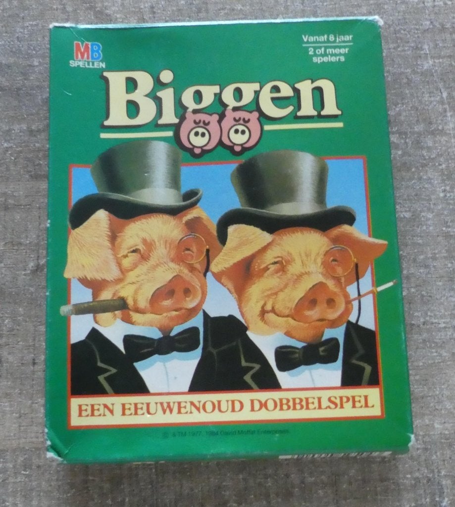 Biggen van MB - vanaf 8 jaar, Een of twee spelers, Ophalen of Verzenden, Zo goed als nieuw, MB Spellen