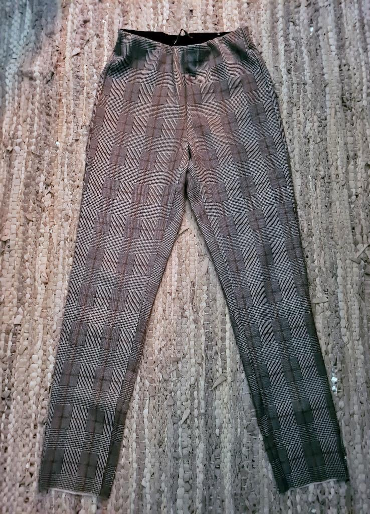 Zara pants blokjes Maat S, Overige kleuren, Verzenden, Zara, Nieuw