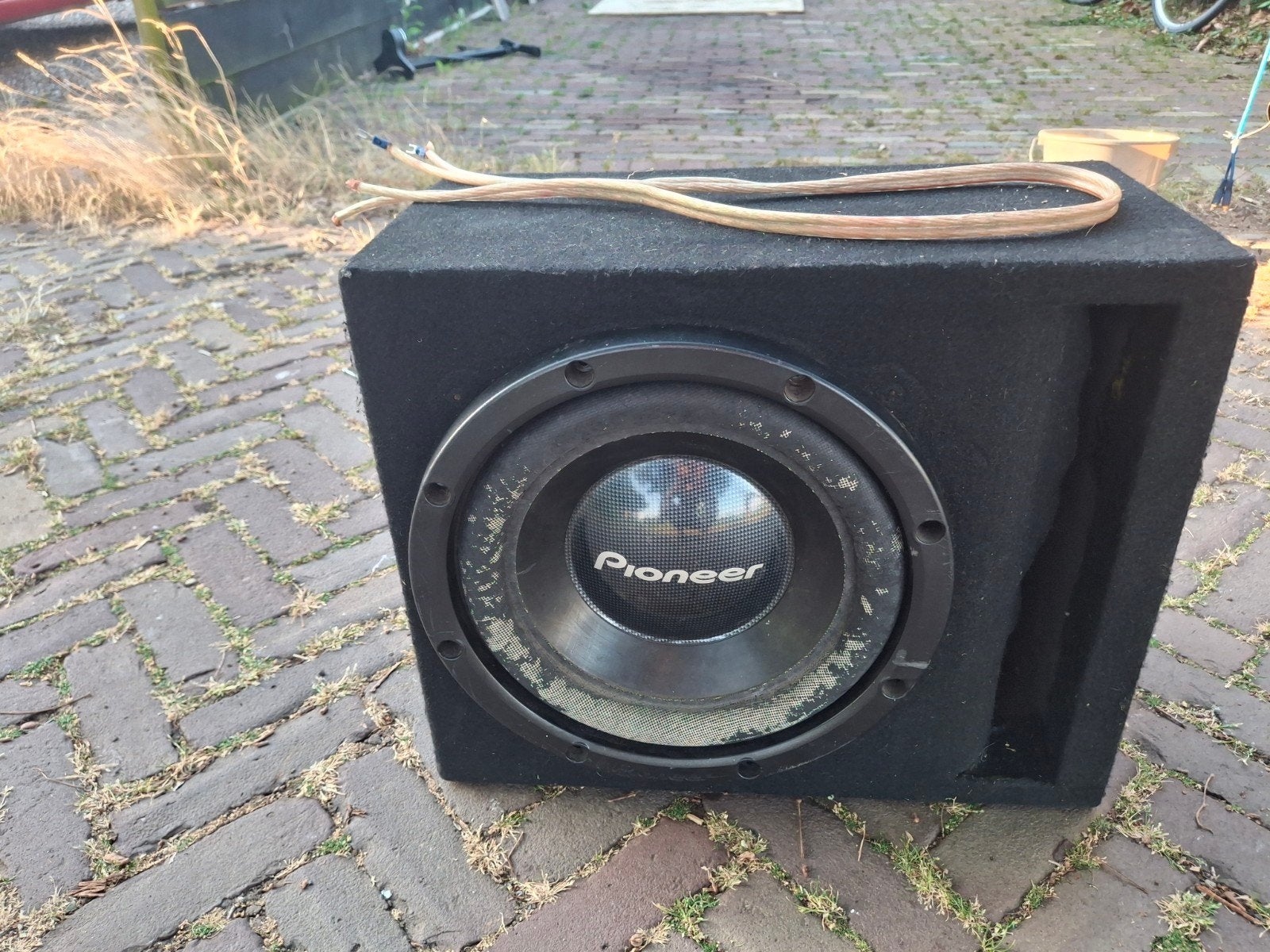 800w subwoofer, Ophalen, Gebruikt