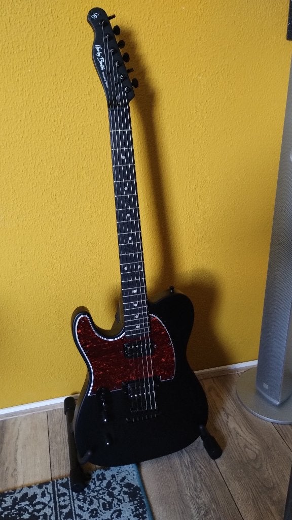 Harley Benton TE-20 HH LH gitaar linkshandig, Ophalen, Zo goed als nieuw, Solid body, Overige merken