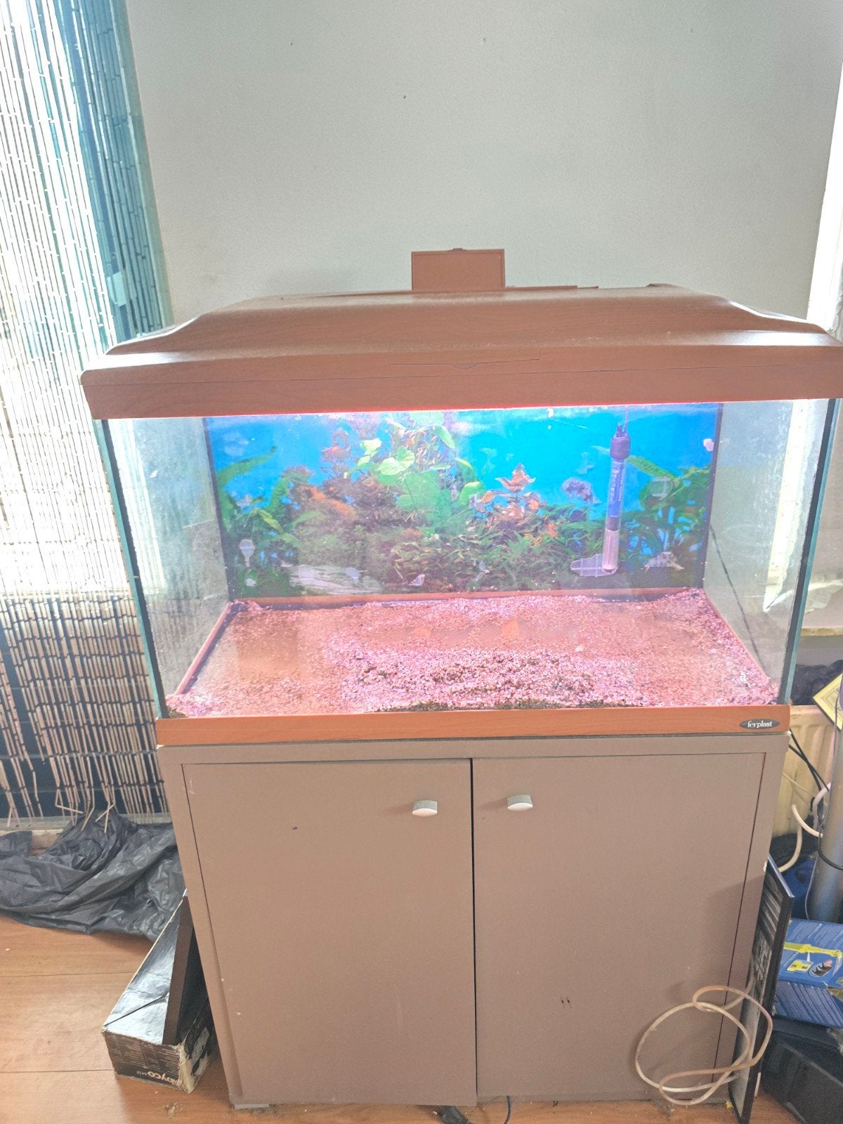 te koop aquarium 78 breed 35 diep 40 hoog, Dieren en Toebehoren, Ophalen, Gebruikt