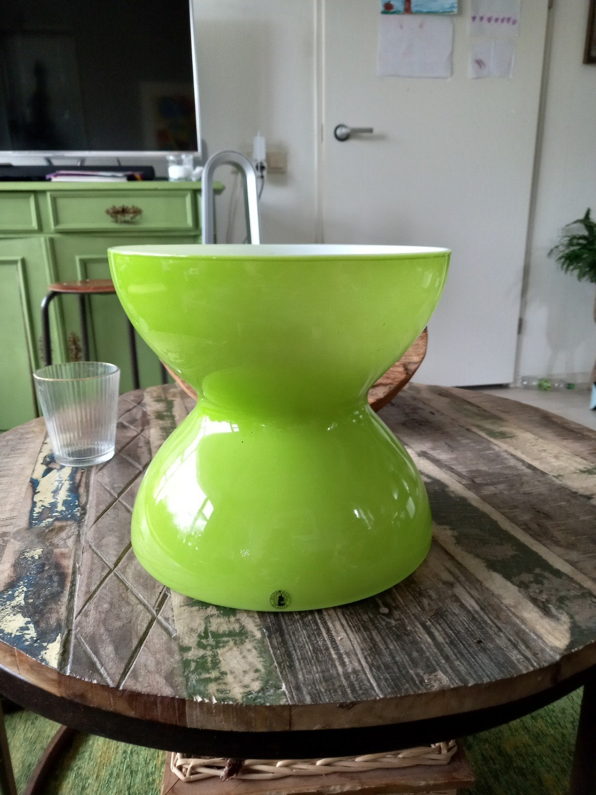 Diabolo vazen, vintage Ikea..Design anne nilssen, Ophalen, Groen, Vintage, Zo goed als nieuw