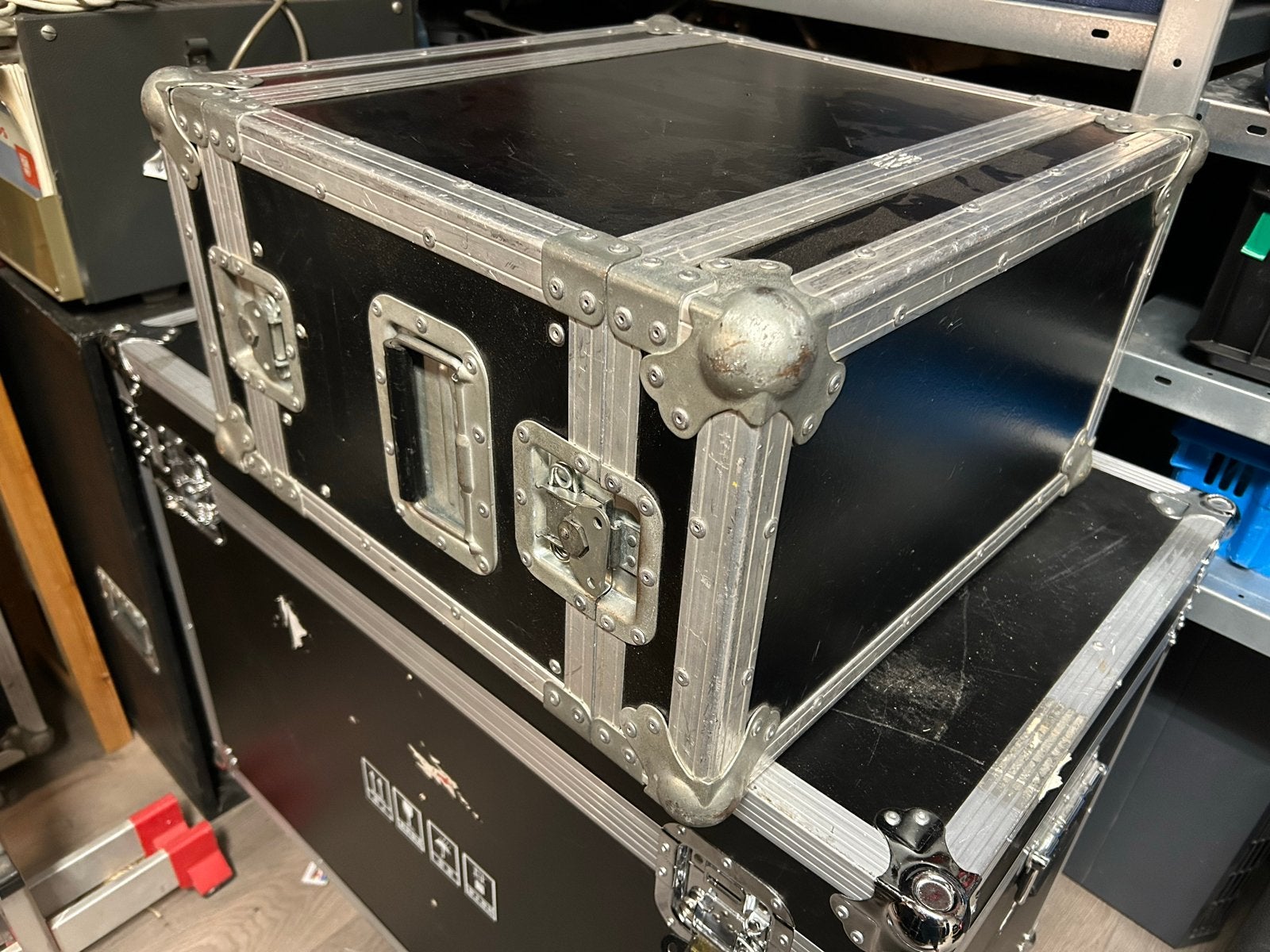 Tunnelcase Flightcase apparatuur 6HE / 19 inch, Muziek en Instrumenten, Ophalen of Verzenden, Gebruikt, Overige instrumenten, Flightcase