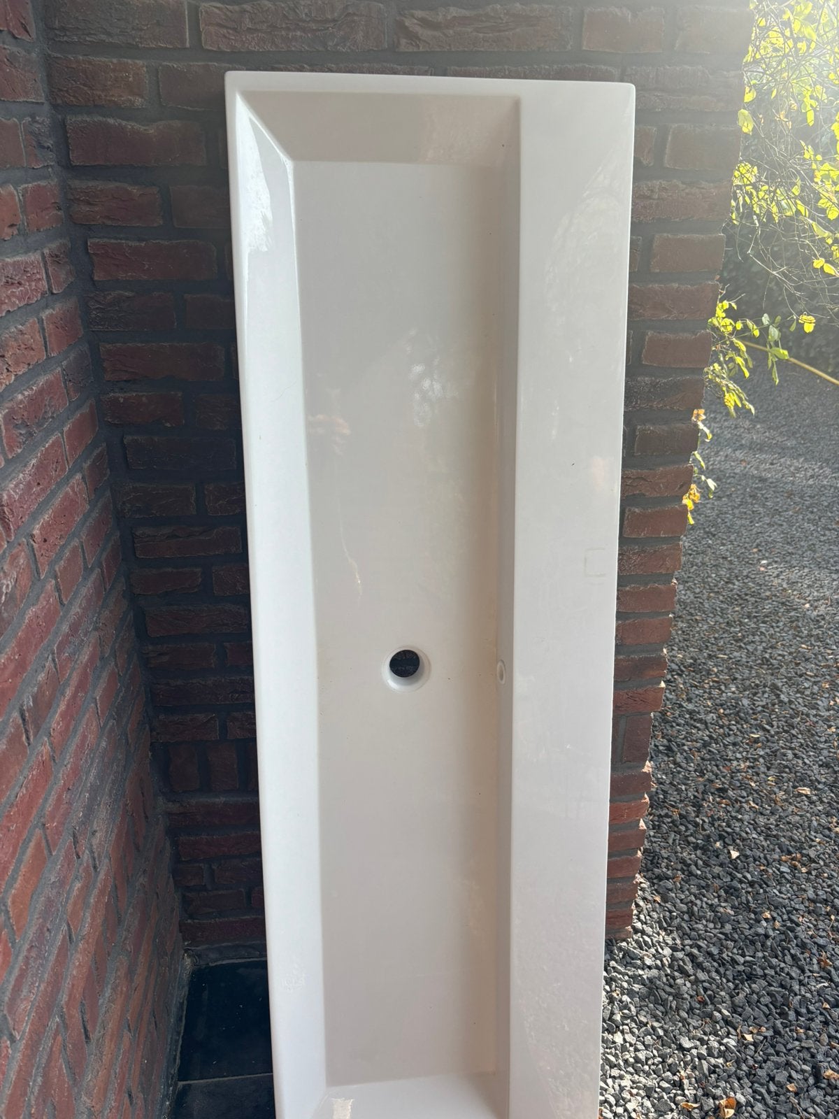 Gratis af te halen: wastafel met lichte gebruikers sporen, Ophalen, 50 tot 100 cm, Zo goed als nieuw, Minder dan 100 cm