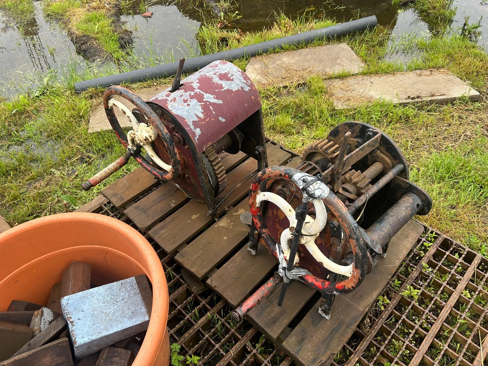 Zwaardlieren te koop aangeboden, Ophalen, Gebruikt, Ankeren en Afmeren, Zeilboot