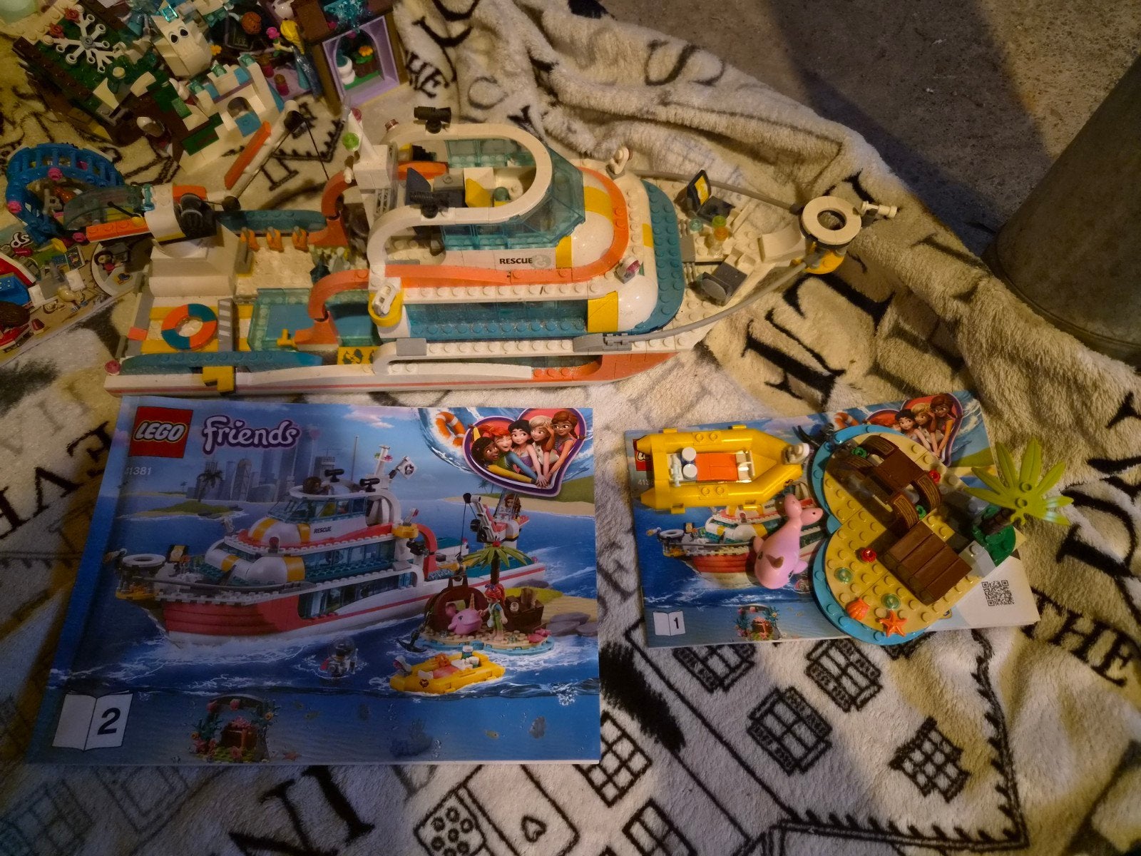 Lego Friends 41381 Reddingsmissie Boot, Gebruikt, Lego, Friends, Ophalen of Verzenden
