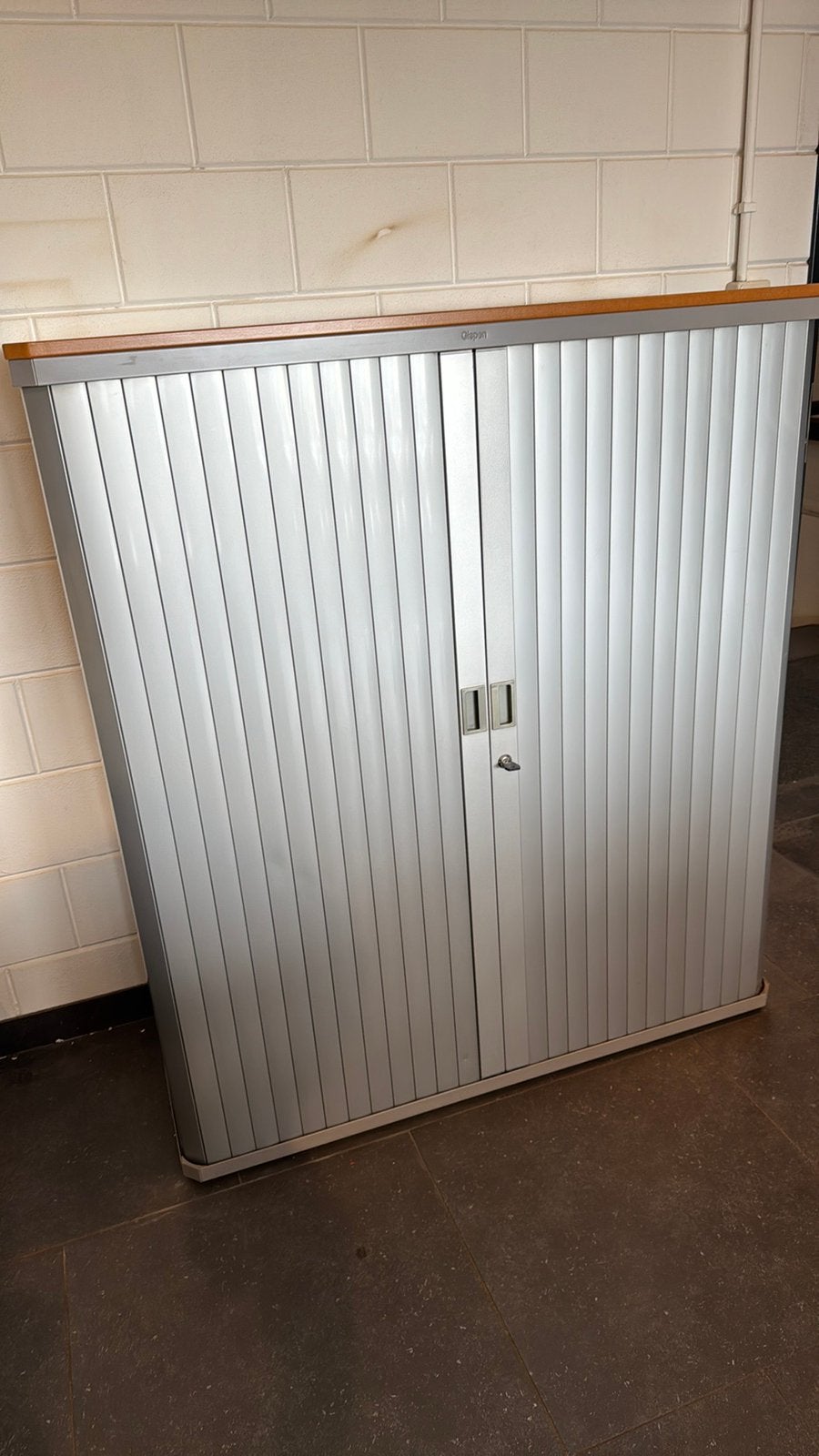 Gispen dossierkast 120x50x137 cm met roldeur en slot, Huis en Inrichting, Kasten | Roldeurkasten en Archiefkasten, Ophalen, Gebruikt