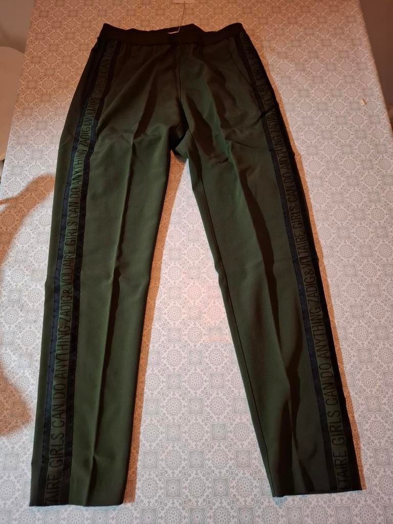Groene broek van merk Zadig & Voltaire mt 34, Legging, Maat 36/38 (S), Nieuw, Ophalen of Verzenden