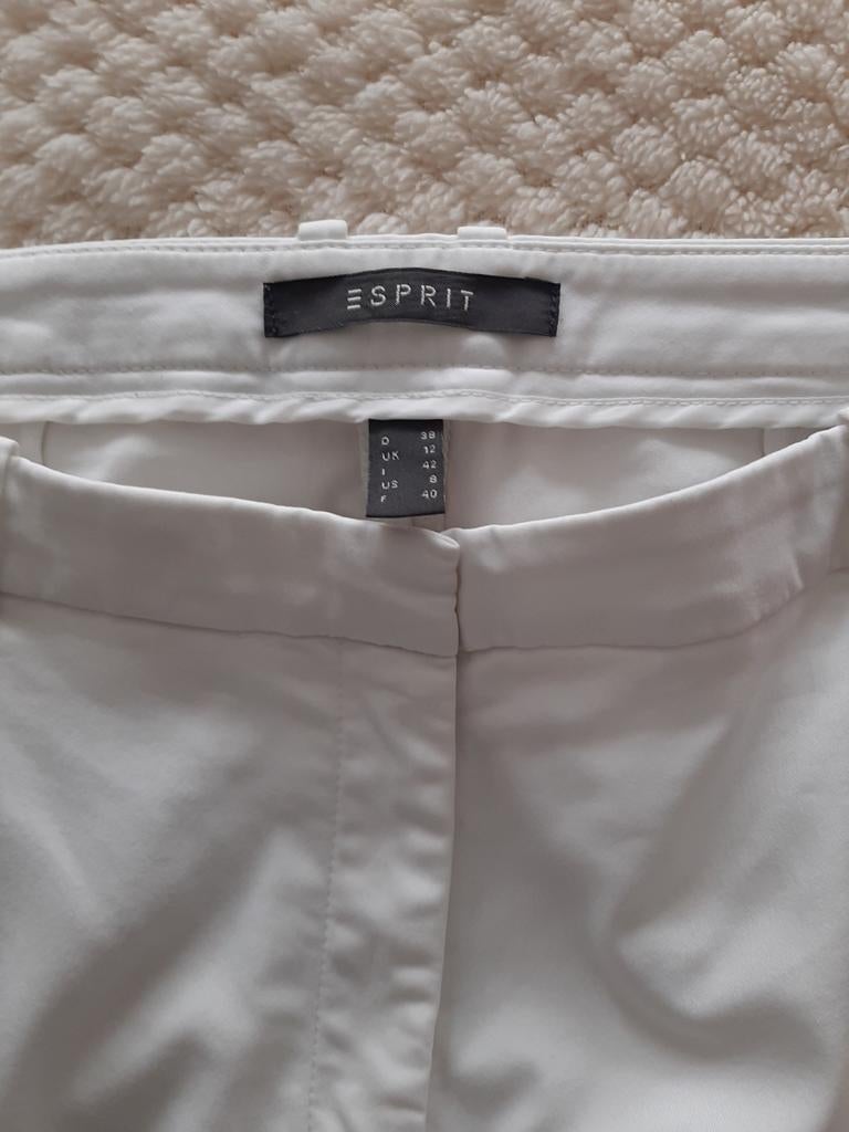 Off White Esprit broek maat 38, Ophalen, Maat 38/40 (M), Wit, Lang