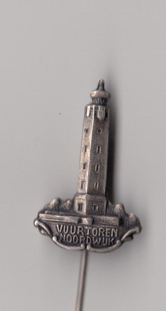 Noordwijk Vuurtoren Scheepvaart speldje, Verzamelen, Speldjes, Pins en Buttons, Gebruikt, Niet vindbaar, Niet vindbaar, Speldje of Pin