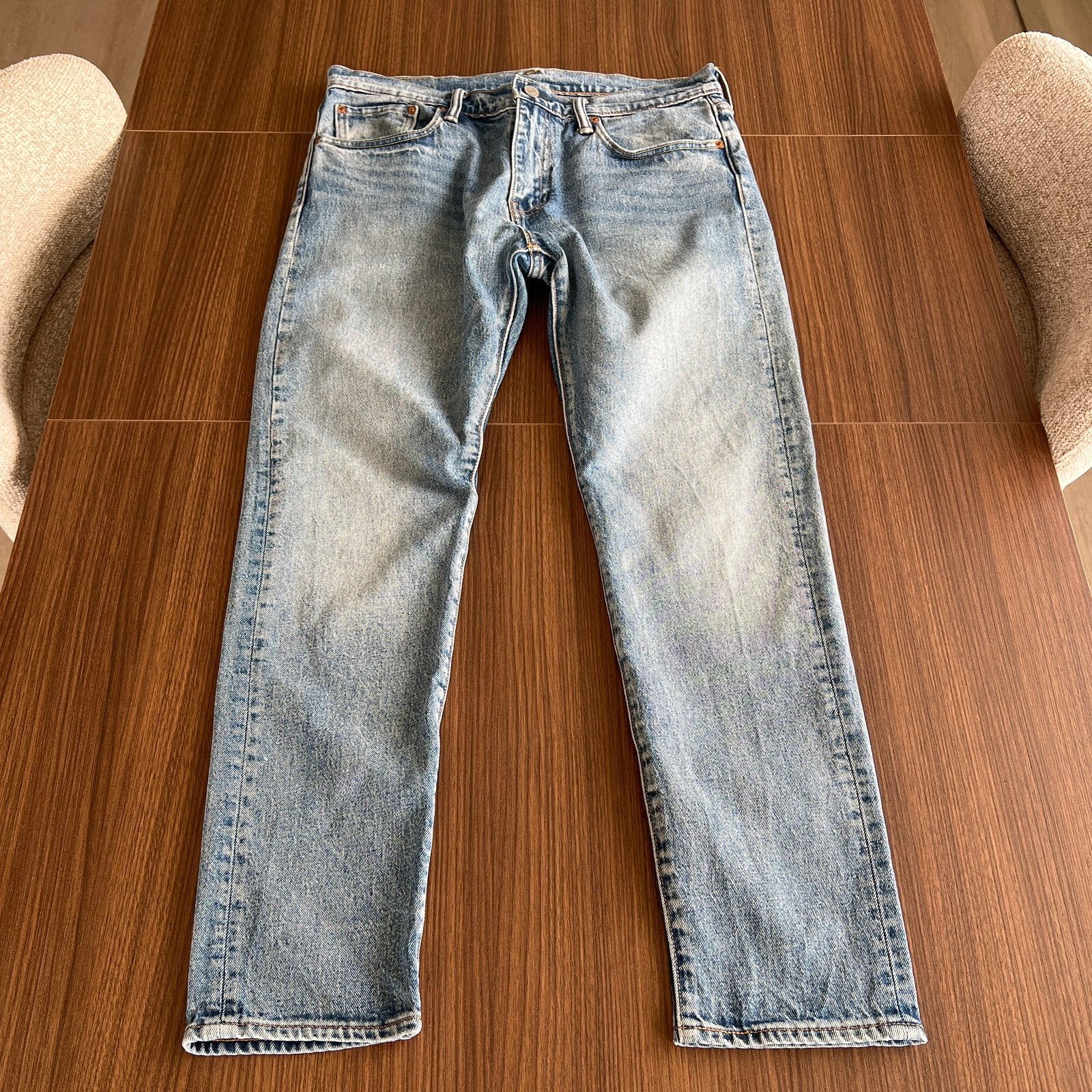 Levi’s Jeans 512 (Maat W33 L32), Ophalen of Verzenden, Zo goed als nieuw, Blauw, W33 - W34 (confectie 48/50)