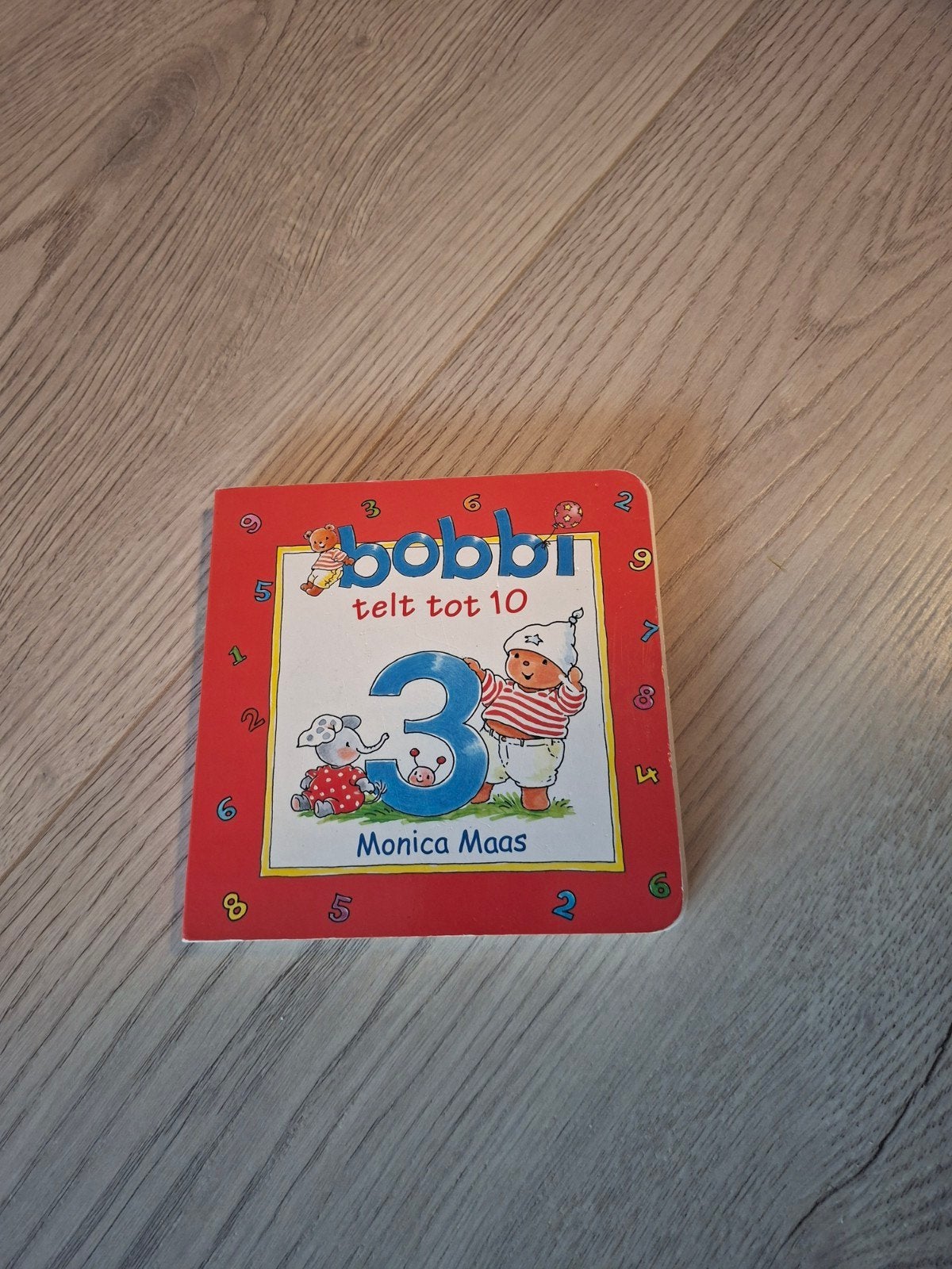 Bobbi telt tot 10 - Monica Maas (kartonboek), Boeken, Ophalen of Verzenden, Gelezen, Monica Maas, 1 tot 2 jaar