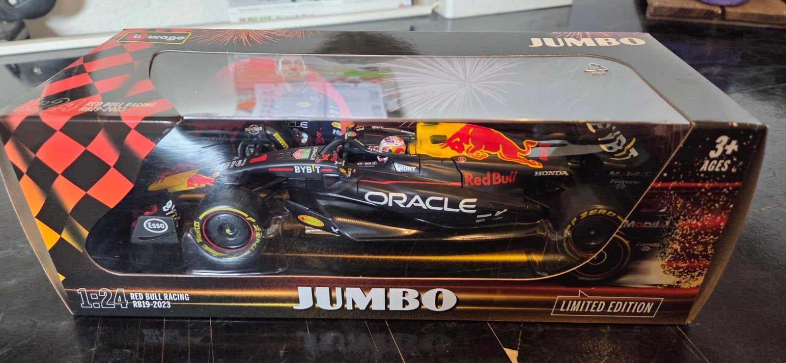 !!! MAX VERSTAPPEN JUMBO 1:24 !!!, Ophalen of Verzenden, Nieuw, Auto, Bburago