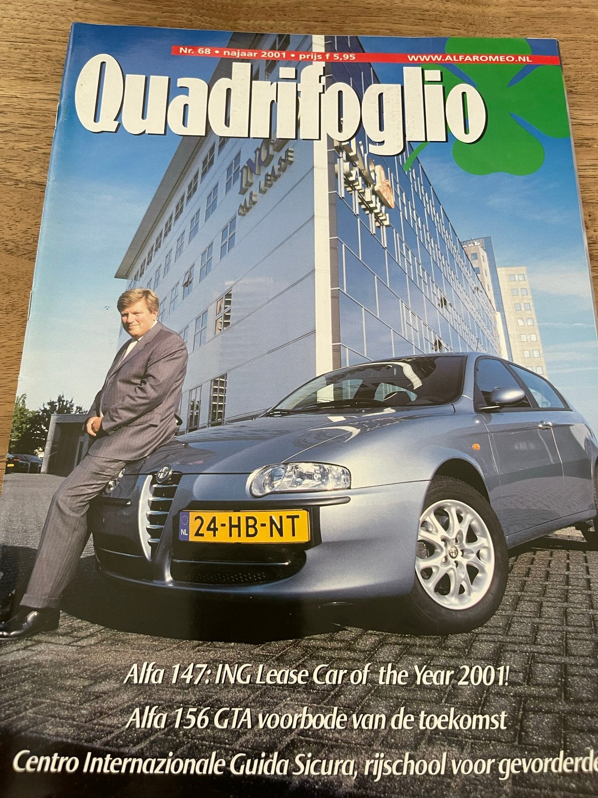Quadrifoglio Magazine - Najaar 2001 - Alfa Romeo, Ophalen of Verzenden, Zo goed als nieuw, Alfa Romeo