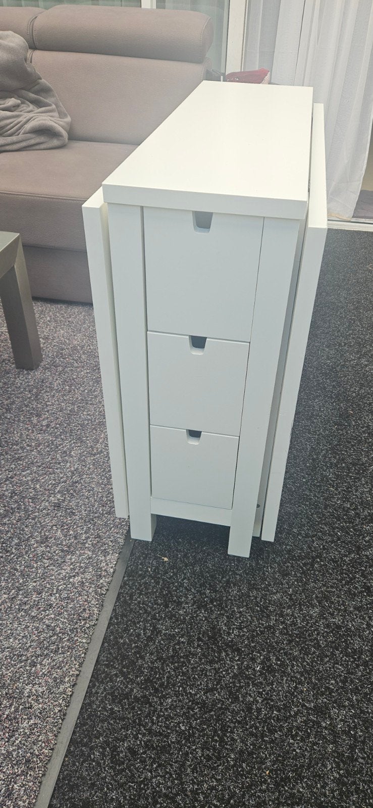 ikea norden klaptafel eettafel bureau lades wit, Ophalen, 25 tot 50 cm, 50 tot 100 cm, Minder dan 100 cm