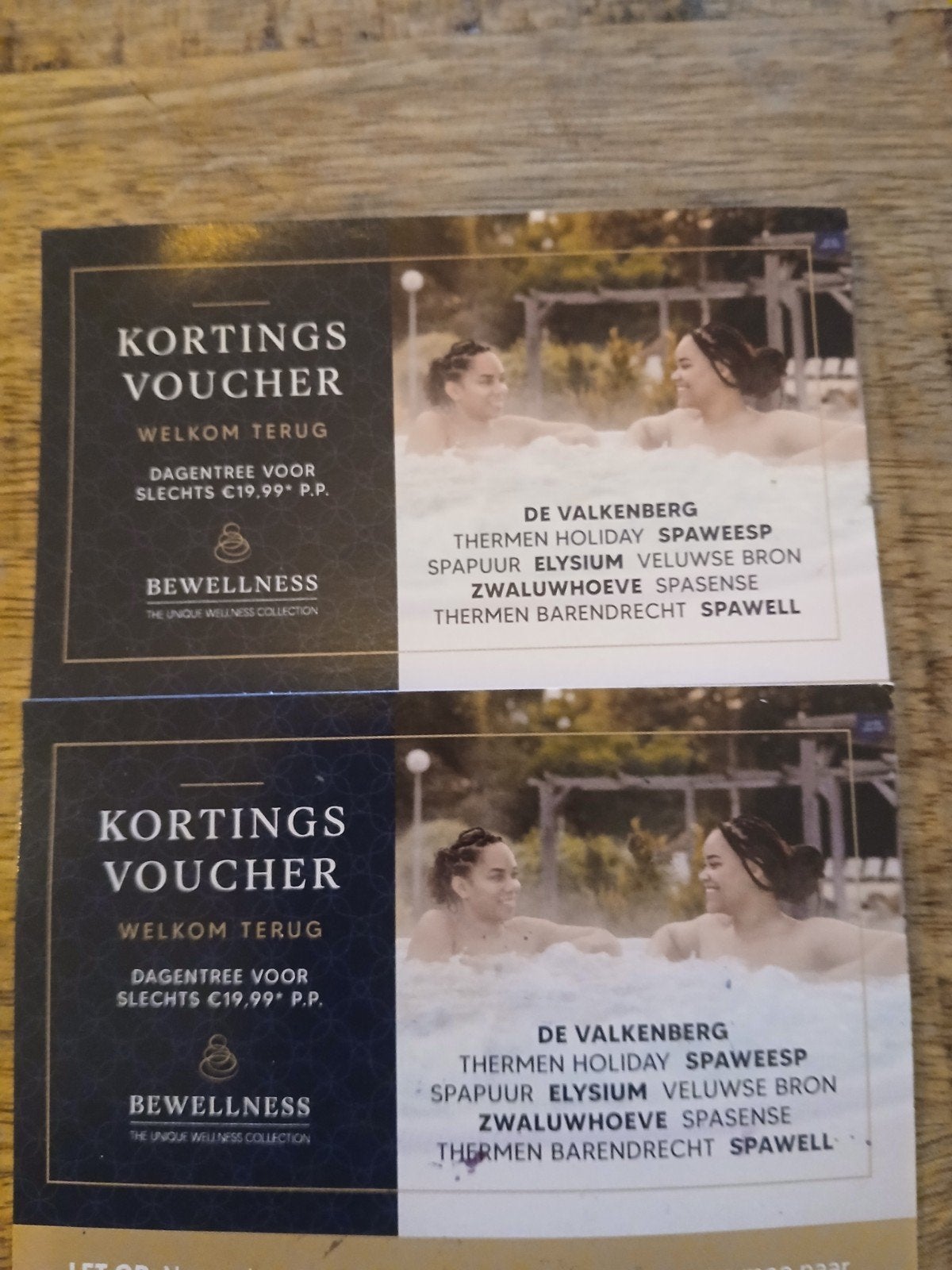 2 Sauna Wellness Vouchers - 52% Korting op de Entree, Twee personen, Kortingsbon, Spa of Sauna