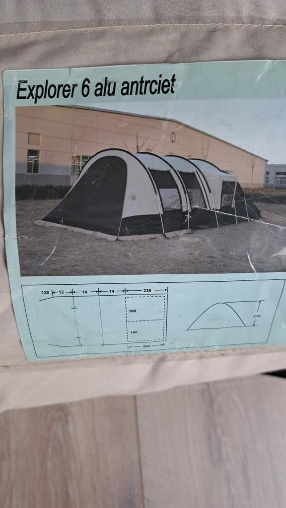 Grote koepel  tent,  ophalen., Ophalen, Gebruikt
