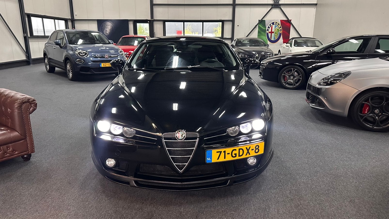 Alfa Romeo Brera 2.2 JTS 2008 Zwart, Brera, Zwart, 4 cilinders, 4 stoelen