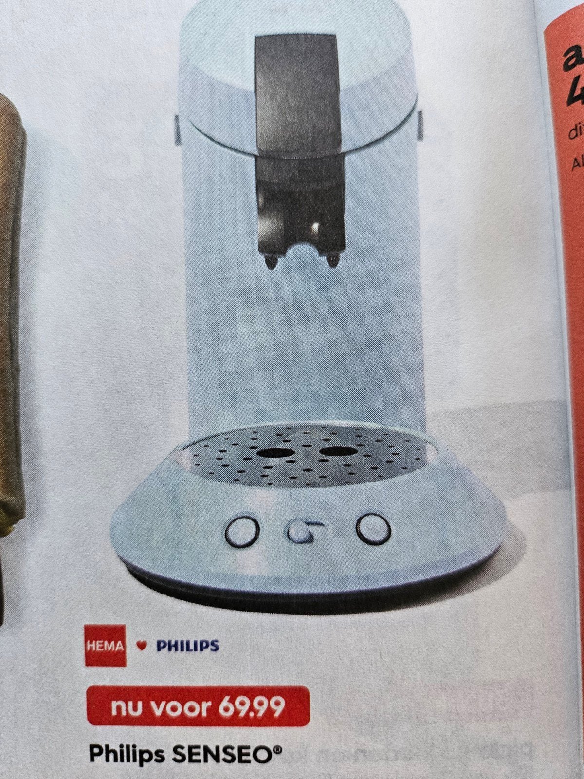 Senseo app.35.00, Ophalen of Verzenden, Zo goed als nieuw, Koffiemachine