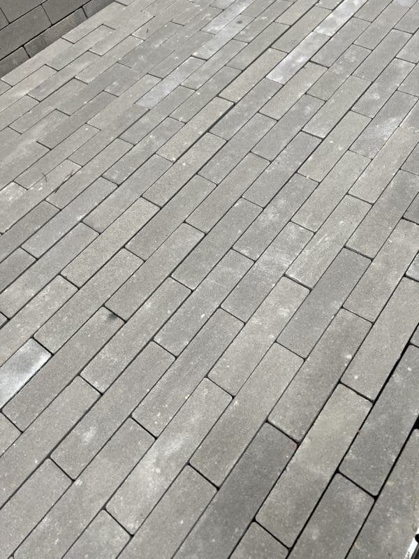 Bosoven beton waaltjes waaltje grijs genuanceerd 20x5x7, Tuin en Terras, Tegels en Klinkers, Ophalen, Klinkers, Nieuw, 10 m² of meer