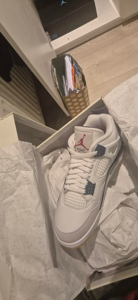 Air Jordan 4 SB Navy Blue - Maat 41, Kleding | Heren, Schoenen, Nieuw, Ophalen of Verzenden, Sneakers of Gympen, Nike Jordan