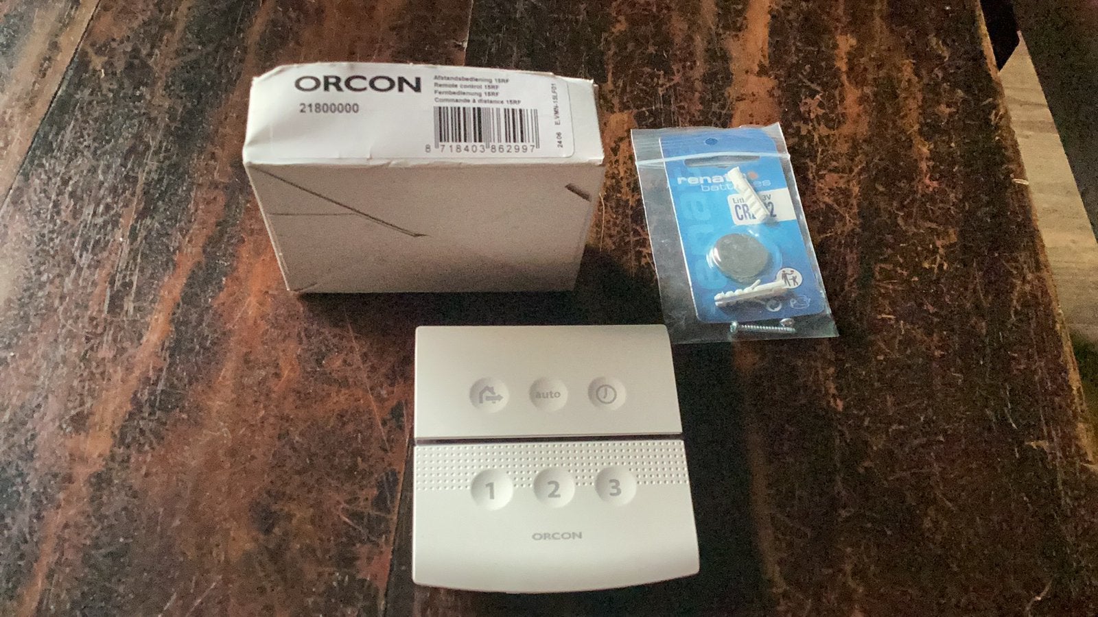 Orcon 15rf afstandsbediening, Doe-het-zelf en Verbouw, Ventilatie en Afzuiging, Ophalen of Verzenden, Zo goed als nieuw, Afzuiger