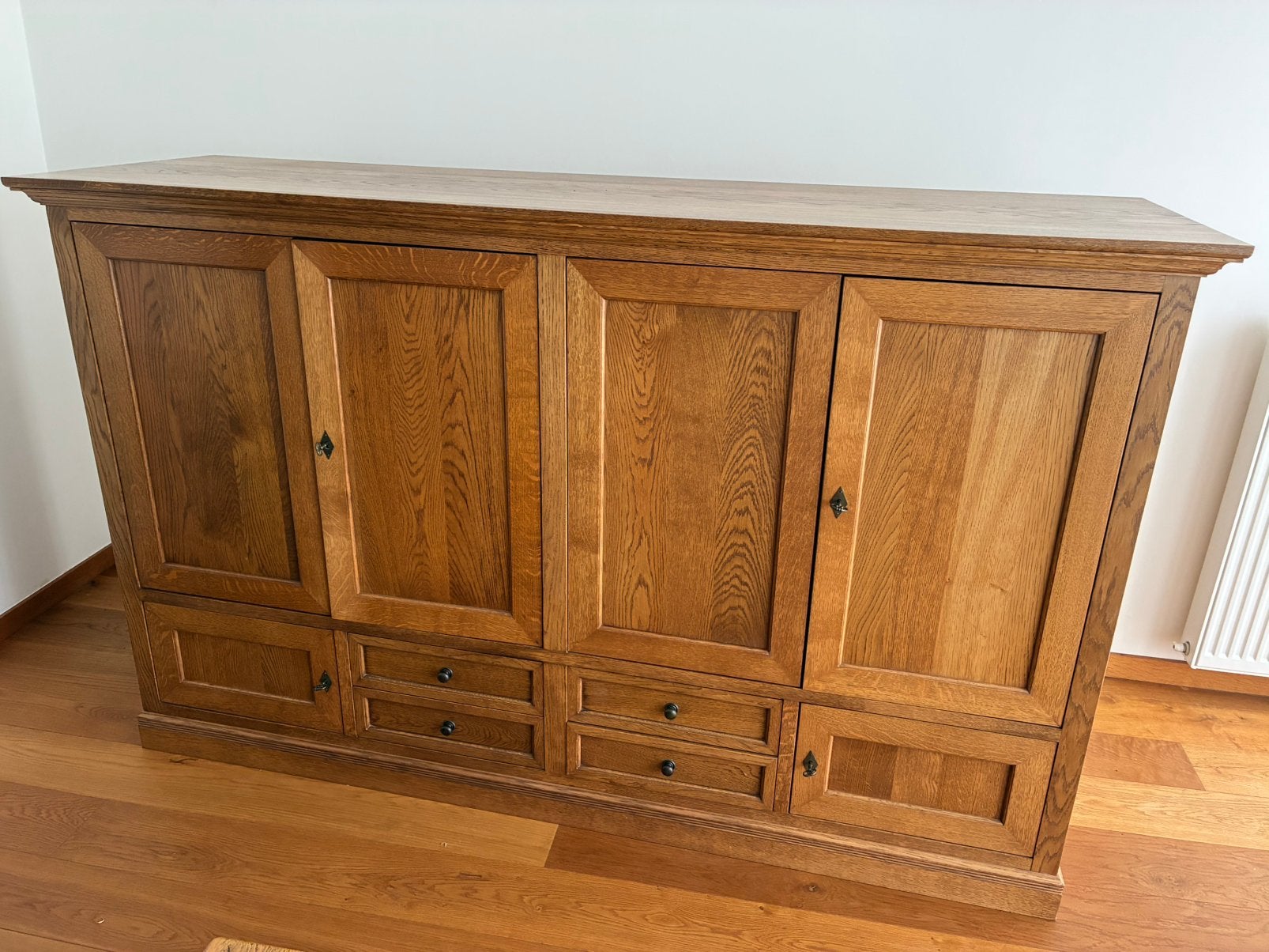 Eiken dressoir als nieuw, Ophalen, Zo goed als nieuw, 50 tot 75 cm