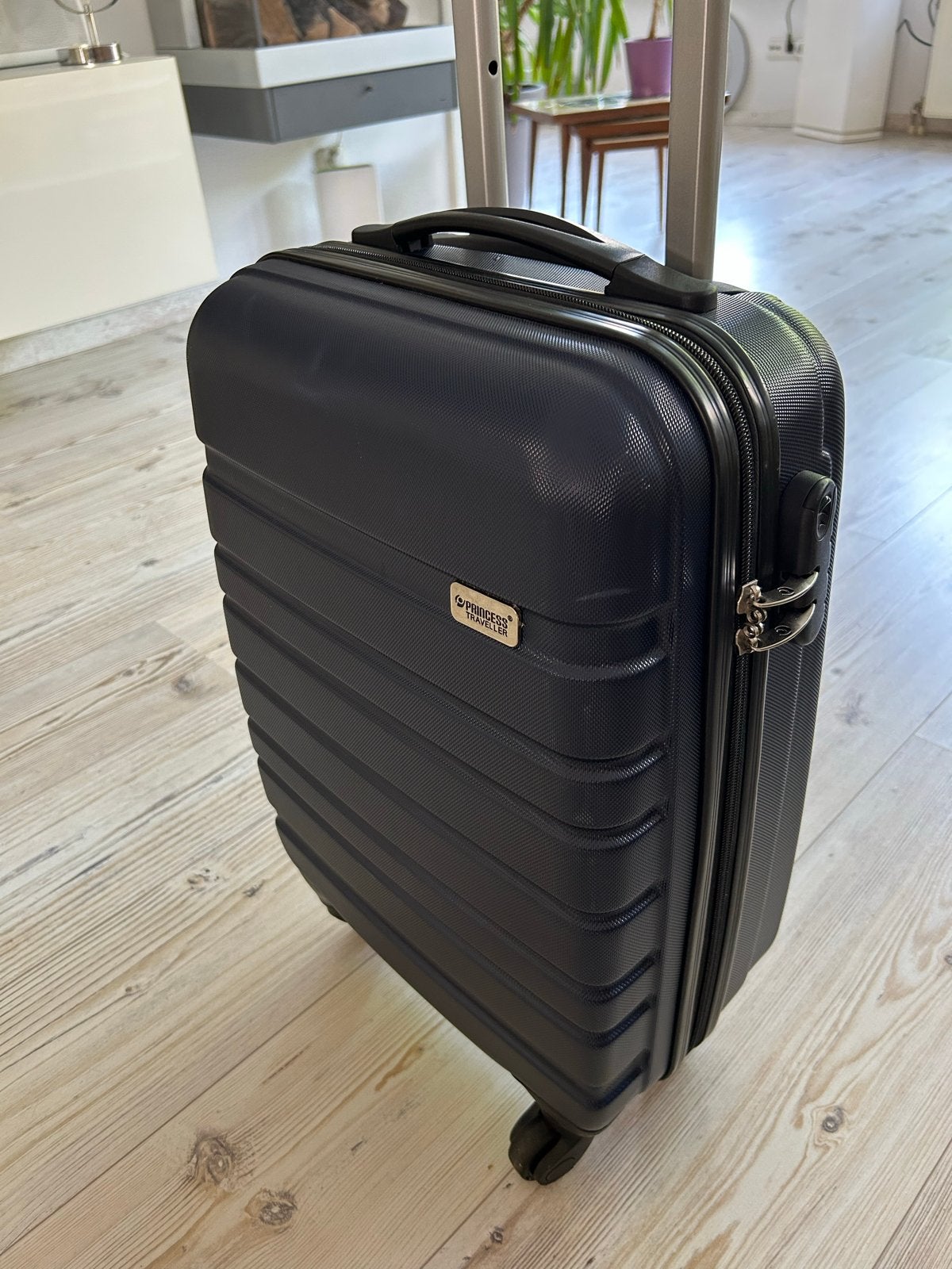 Princess Traveller Koffer - Donkerblauw, Sieraden, Tassen en Uiterlijk, Koffers, Ophalen, 50 tot 60 cm, Hard kunststof, Slot