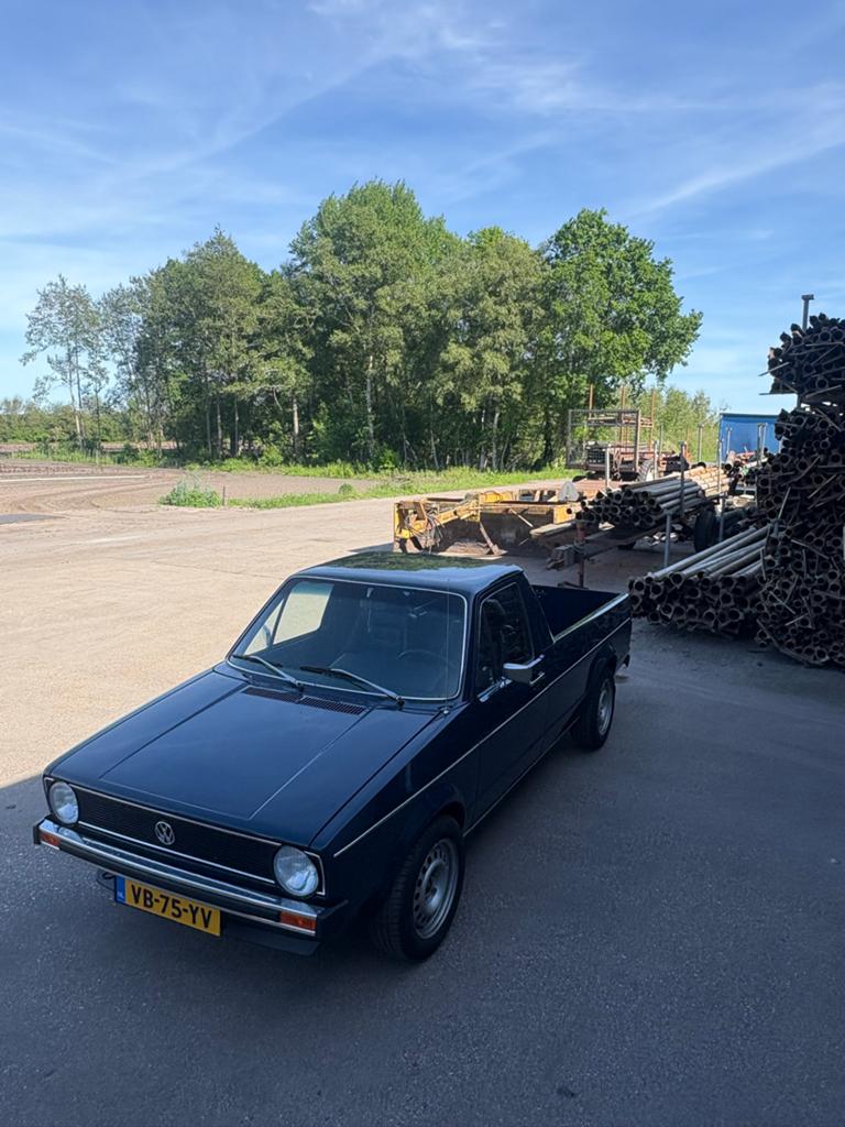 Volkswagen caddy mk1 ( golf ) 1988 grijskenteken, 74 pk, Volkswagen, Blauw, 898 kg