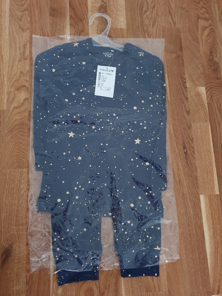 2 Prenatal pyjama's mt 104 en 92, Nacht- of Onderkleding, Jongen of Meisje, Nieuw, Ophalen of Verzenden