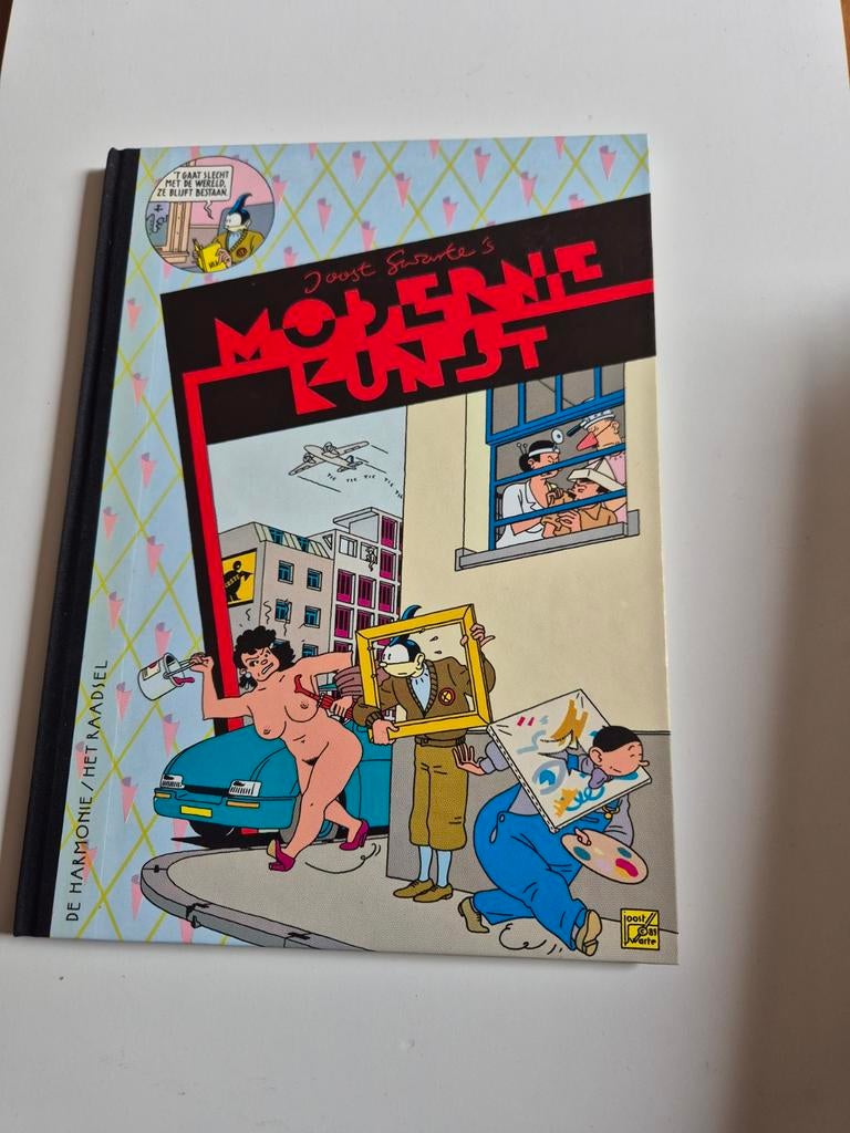 Joost swarte .moderne kunst .hc, Boeken, Stripboeken, Eén stripboek, Ophalen of Verzenden, Gelezen