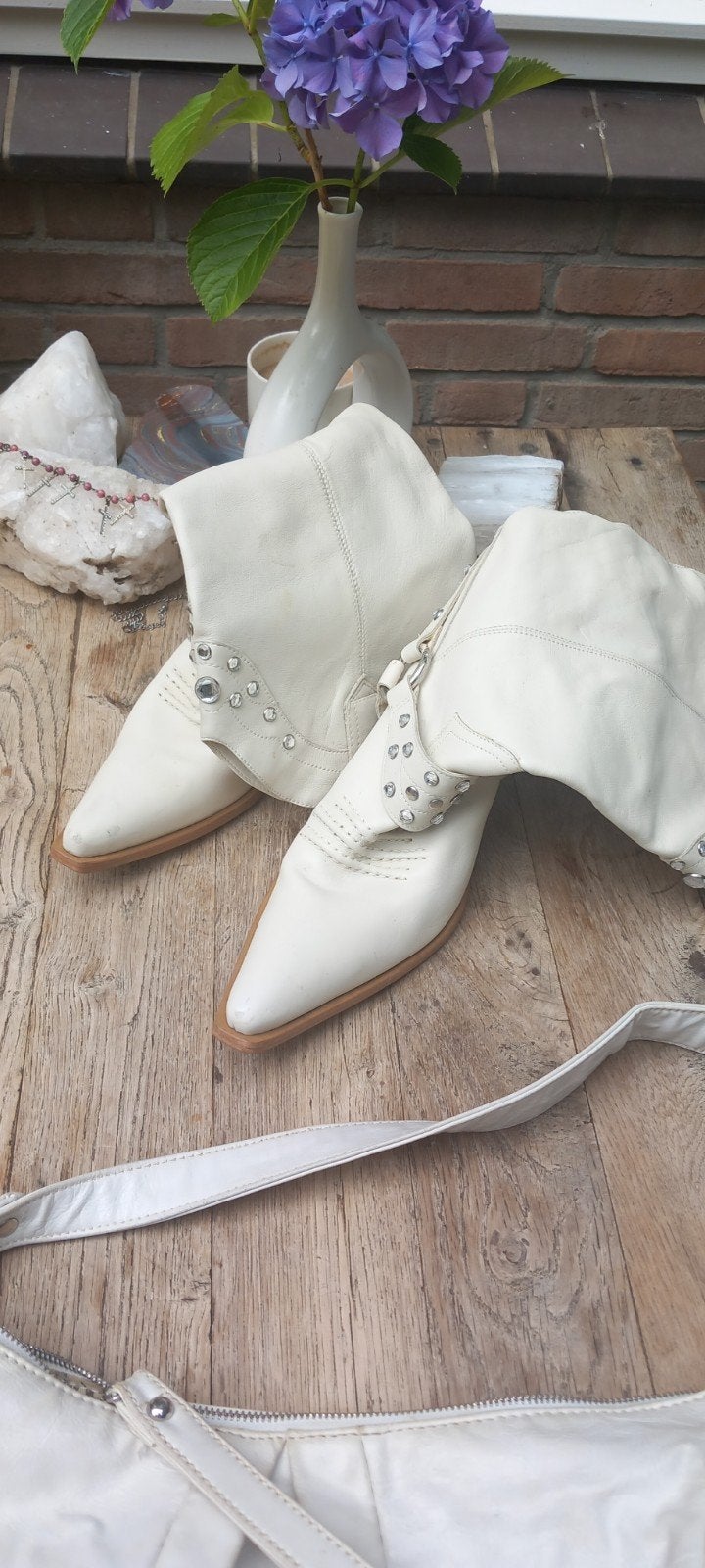 hoog hagen  White maat 39, Ophalen of Verzenden, Dames