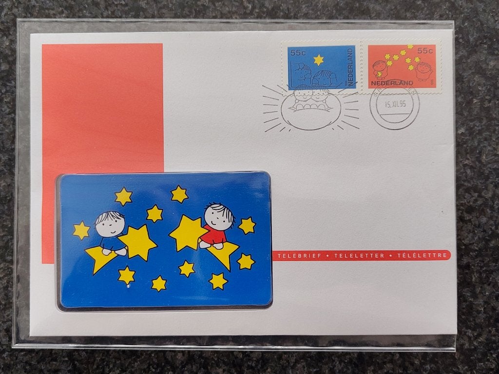 Telebrief ontwerp Dick Bruna, postzegels en telefoonkaart, Verzamelen, Telefoonkaarten, Ophalen of Verzenden, Nederland