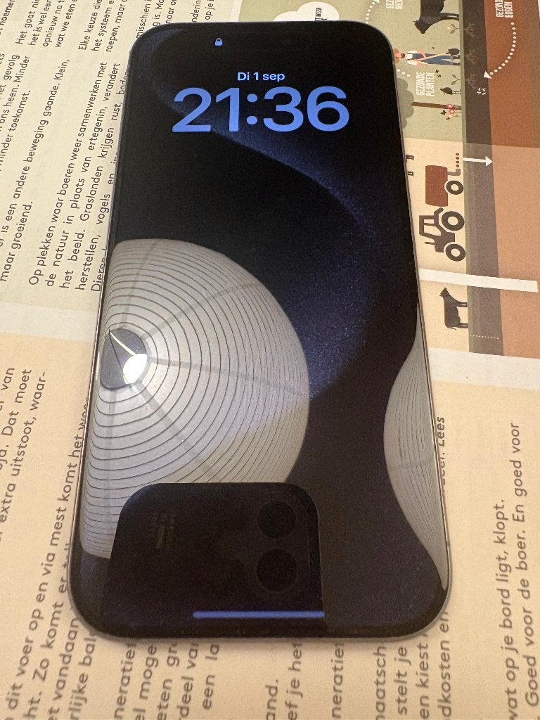 Iphone 15 Pro 128GB, 128 GB, Ophalen of Verzenden, Zo goed als nieuw, 87 %