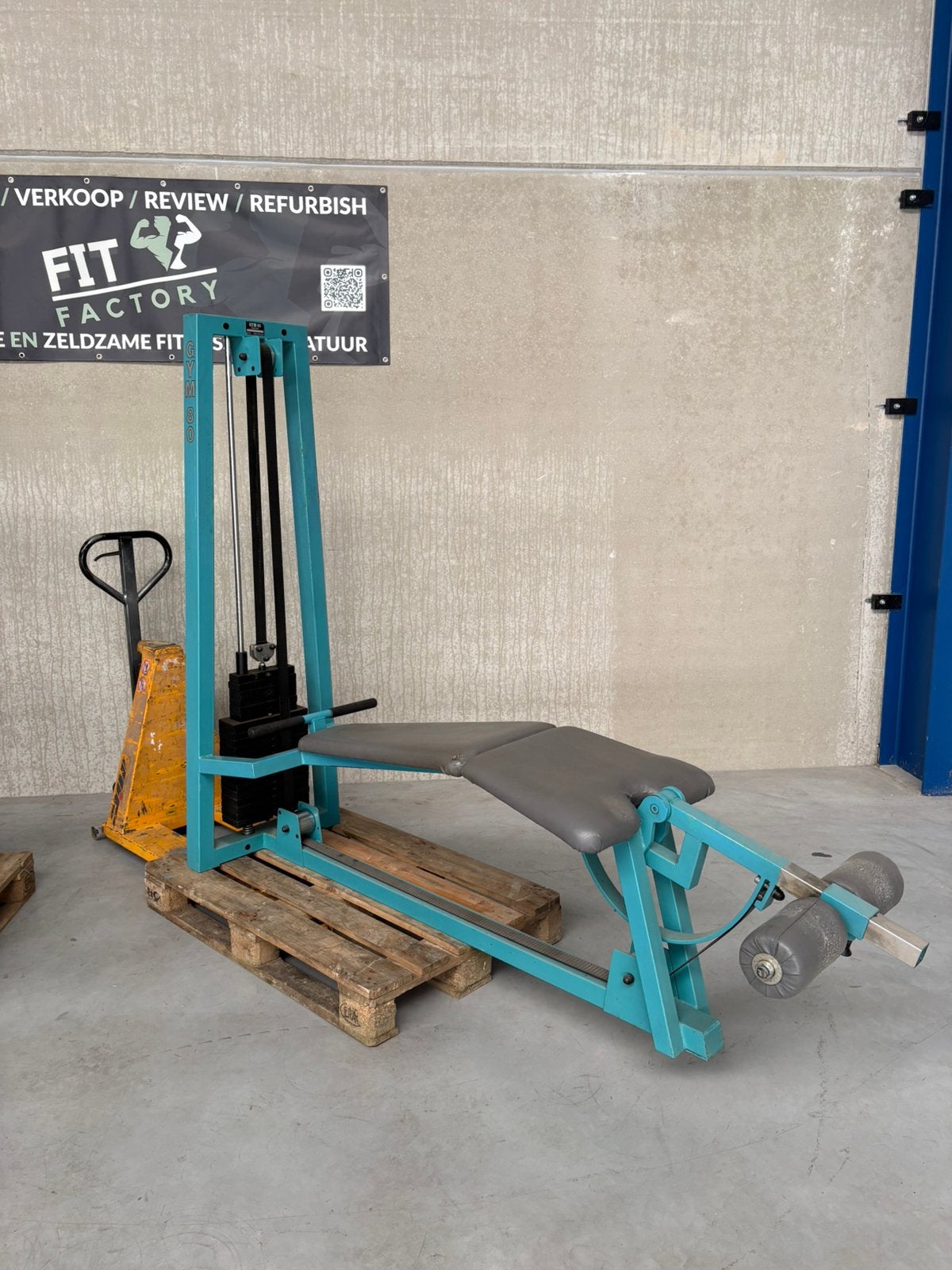 Gym80 lying leg curl, Ophalen of Verzenden, Zo goed als nieuw, Overige typen