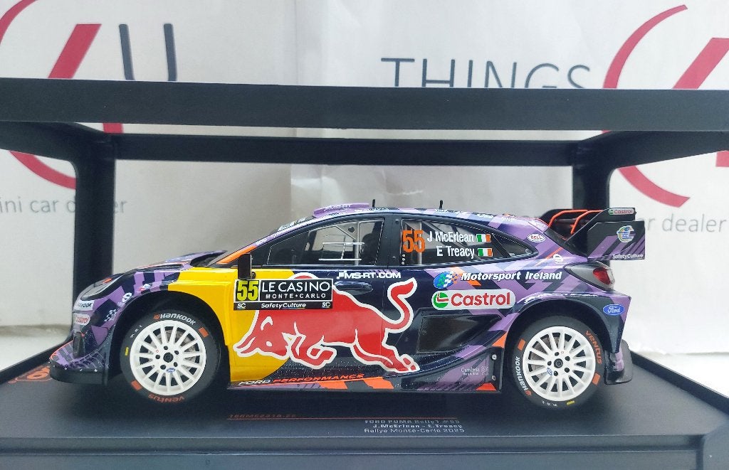 Ixo 1:18 Ford Puma Rally1 #55 7e Rally Monte Carlo 2025, Ophalen of Verzenden, Nieuw, Auto, Overige merken