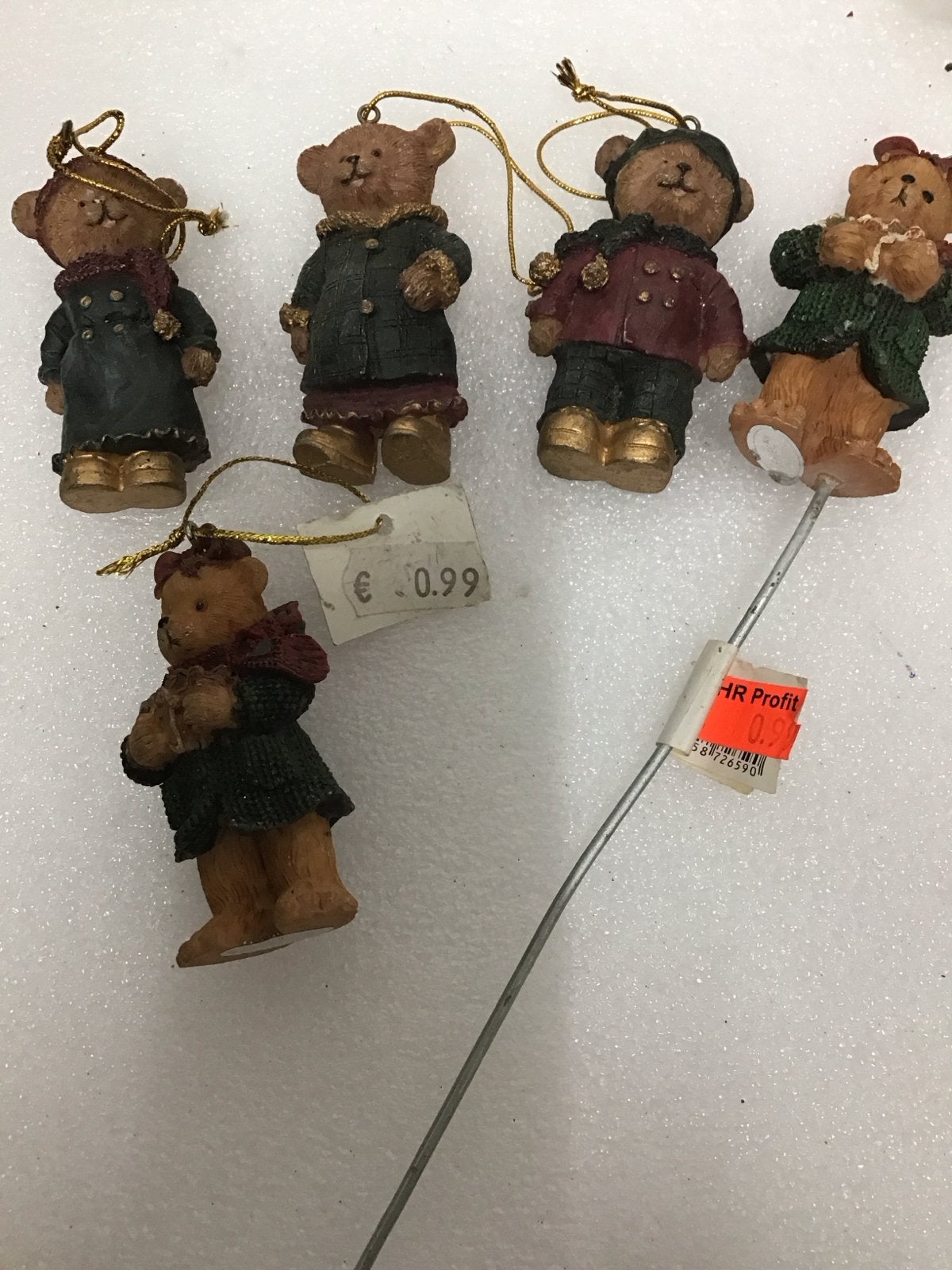 Leuke beertjes beeldjes voor decoratie of verzameling, Verzamelen, Beren en Cherished Teddies, Ophalen of Verzenden, Nieuw, Beeldje