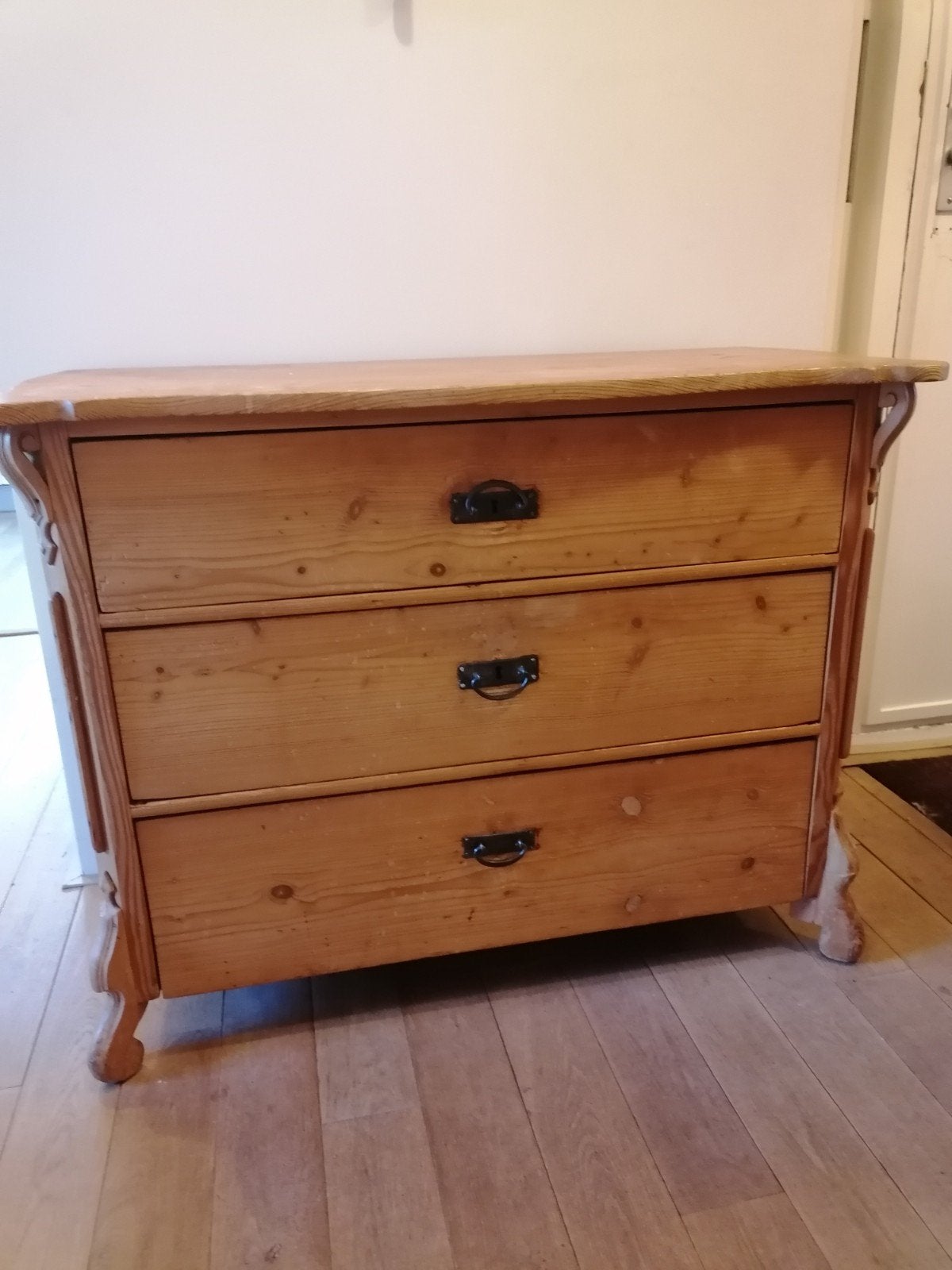 Oud grenen ladenkast, Ophalen, Gebruikt, 50 tot 100 cm, Minder dan 100 cm