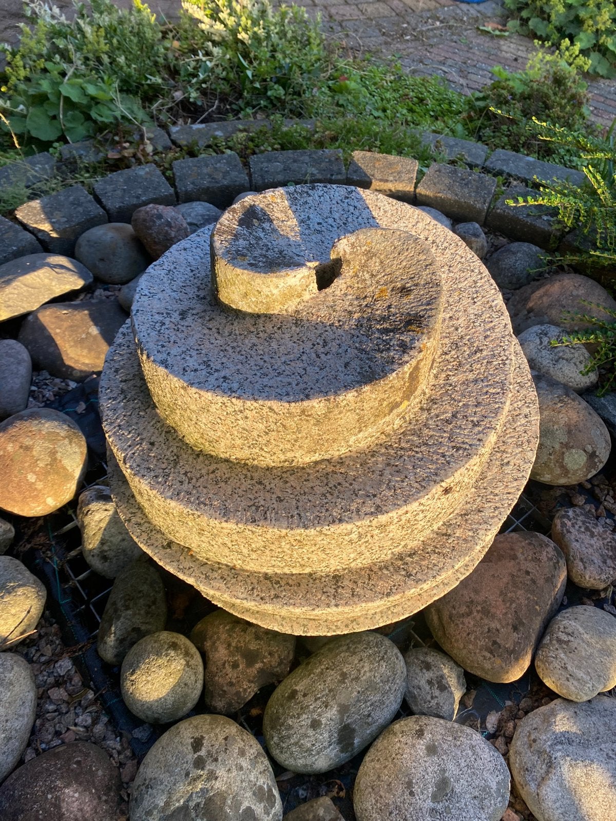 Steen voor fontein, Tuin en Terras, Ophalen, Gebruikt, Hardsteen, Waterornament