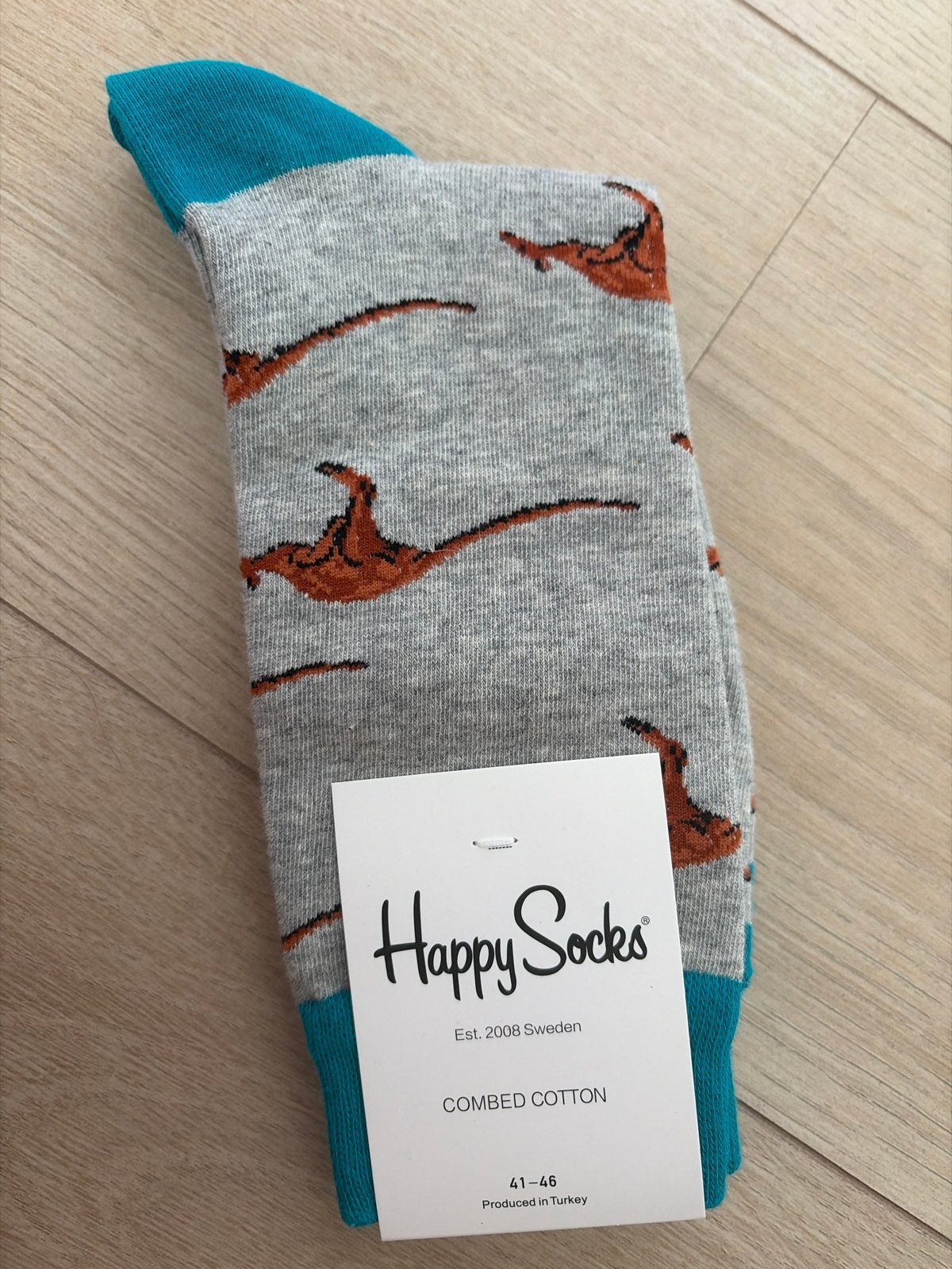 Happy Socks met Kangoeroe print - Maat 41-46, Verzenden, Nieuw, Maat 43 t/m 46, Overige kleuren