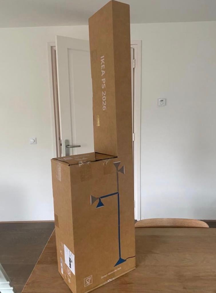 IKEA PS 2026 Uplight lamp - Nieuw in doos, Ophalen, Nieuw, Metaal, 100 tot 150 cm