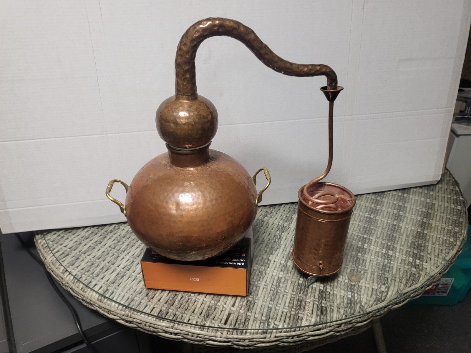 Koperen distilleerketel - Alambiek, Ophalen of Verzenden, Koper