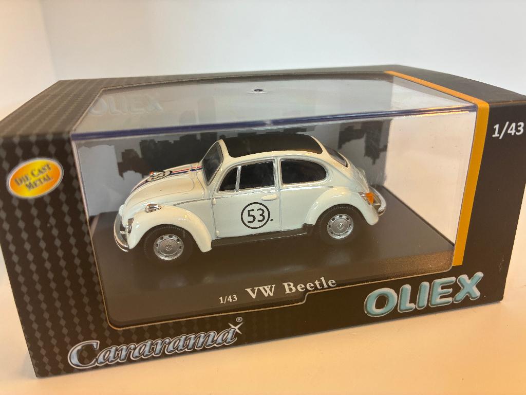 27422: Volkswagen Beetle "Herbie" - Oliex 1:43, Bottgerstr 2-14, 65439 Florsheim, Germany, Auto, Nieuw, Ophalen of Verzenden