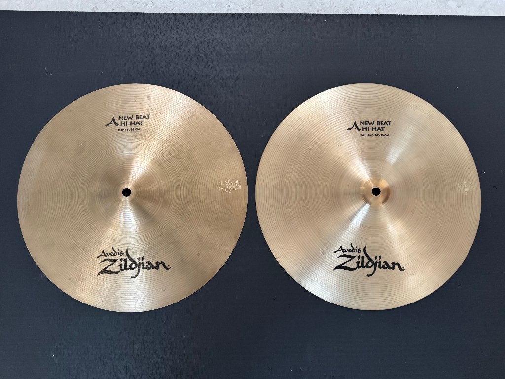 Zildjian 14" A New Beat Hihats, Ophalen of Verzenden, Gebruikt, Overige merken