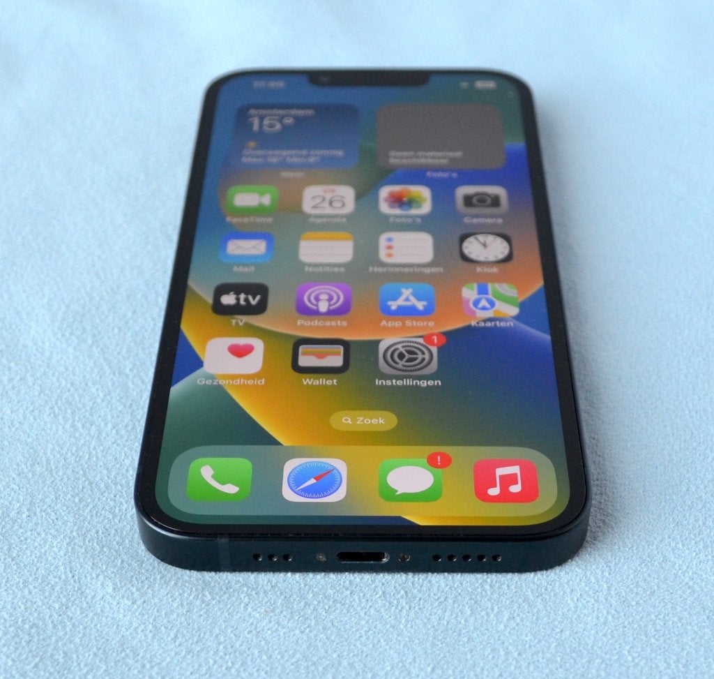 iPhone 13 128GB Zwart: nieuwe originele batterij, garantie, 128 GB, Zwart, IPhone 13, Zo goed als nieuw