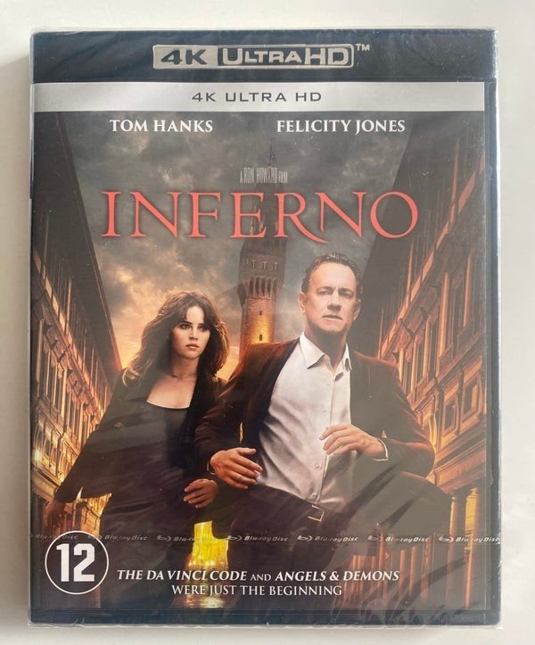 INFERNO (IN SEAL) (4K ULTRA HD), Cd's en Dvd's, Blu-ray, Carduelis & Media, Verzenden, Actie, Tollensstraat 53D 3035NC Rotterdam
