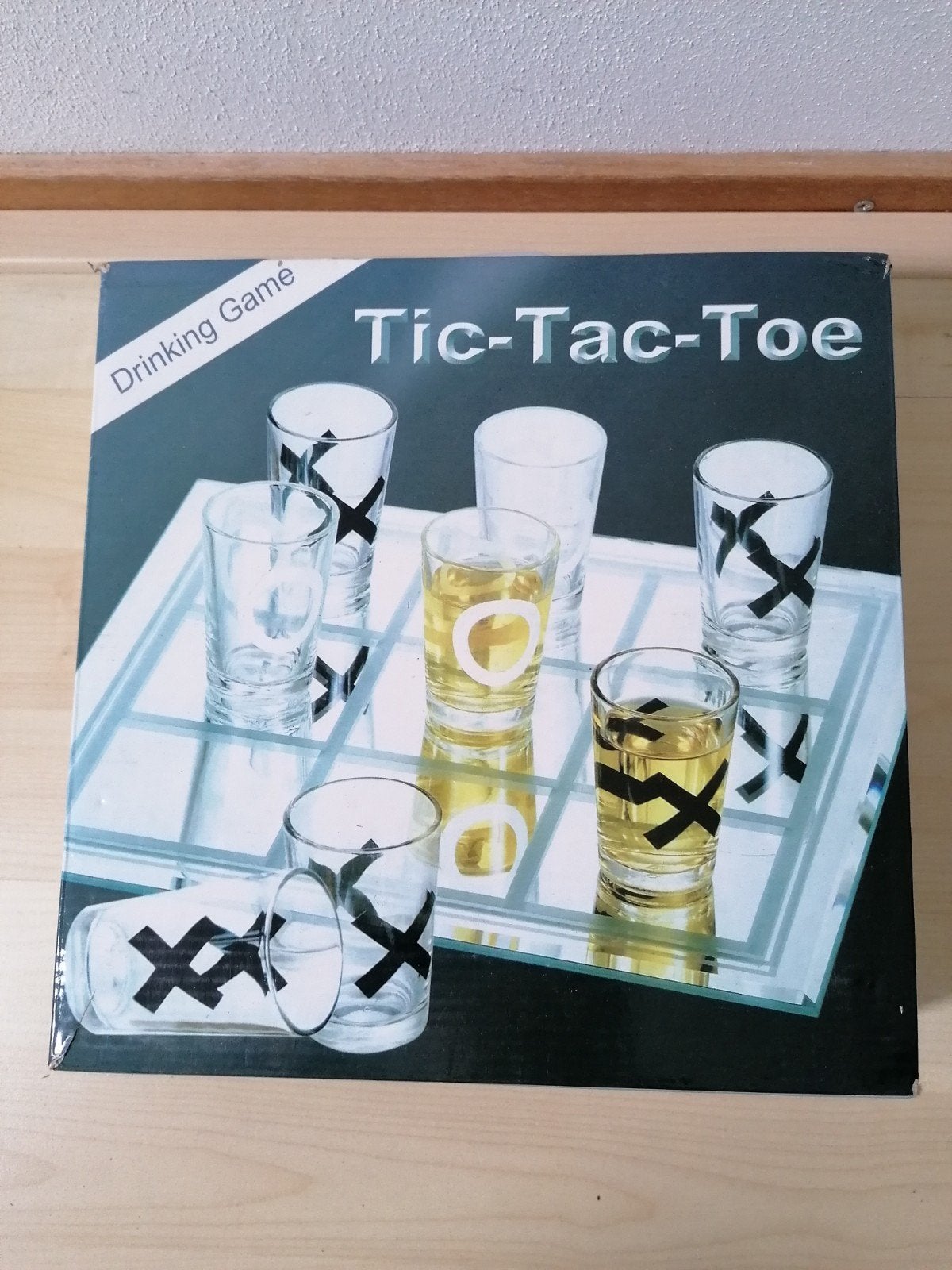 Tic-Tac-Toe Drinkspel - Borrelglaasjes, Een of twee spelers, Ophalen of Verzenden, Nieuw, Onbekend