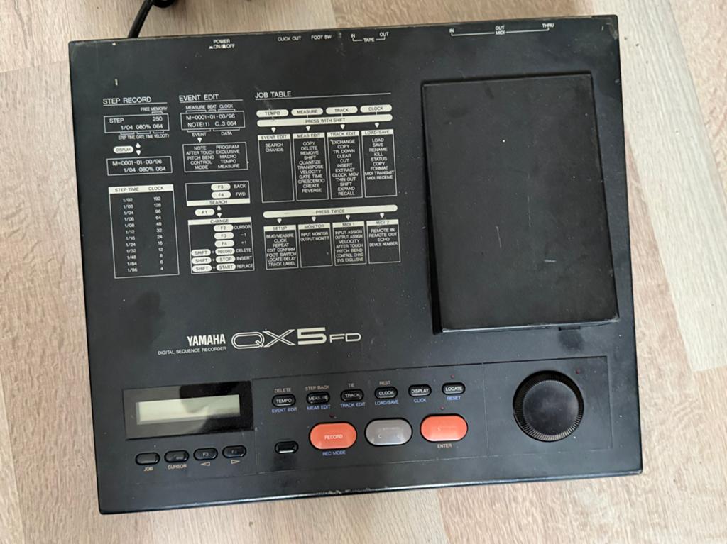 Yamaha QX5FD Digitale Sequencer Recorder, Ophalen of Verzenden, Gebruikt, Yamaha