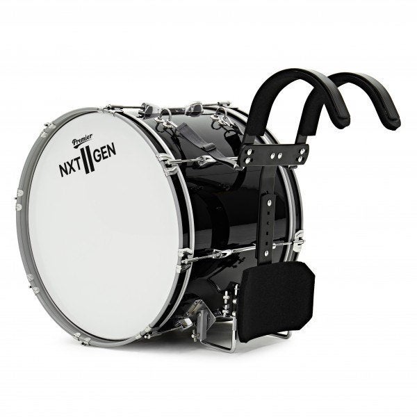 Premier NXT GEN Marching 20" x 14" Bass Drum, Black, Muziek en Instrumenten, Ophalen of Verzenden, Gebruikt, Premier