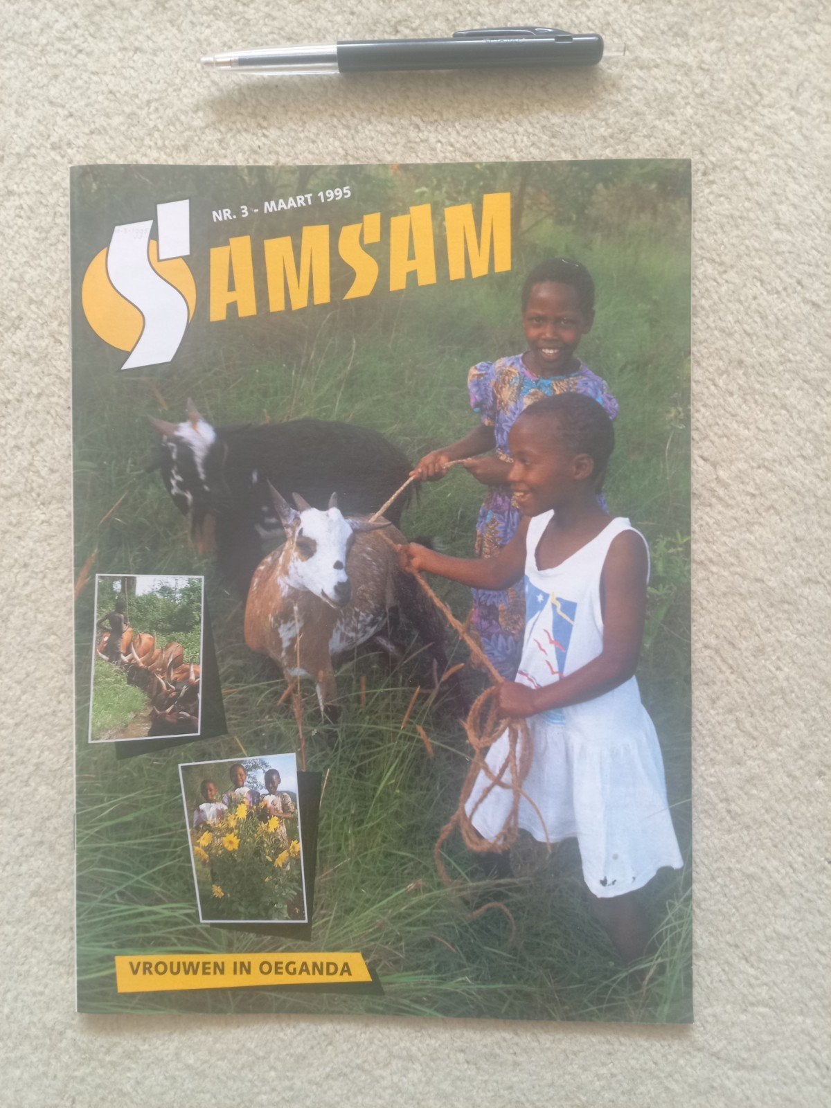 SAMSAM - VROUWEN IN OEGANDA - maart 1995, Verzenden, 1980 tot heden, Tijdschrift
